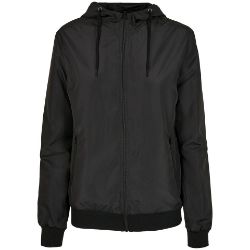 Build Your Brand Women's Recycled Windrunner